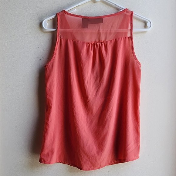 DKNY Jeans Petites Coral Tank Top Size Petite Small - Picture 12 of 12